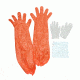 X-Stand Dirty Job Glove Kit, Orange XAAH405