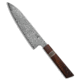 Xin Cutlery Xin Cutlery Octagonal 9" Chefs Knife Rosewood/Buffalo Horn Dam. Acid Etch, Wood, Damascus, adult, BHQ-139528