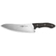 Xin Cutlery XinCross Tactical Chef's Knife, 14.25in Overall, 8in Stonewash Special Powder Alloy Steel Blade, Carbon Fiber Handle, Leather Sheath, XC115