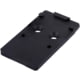 XS Sight Systems GLOCK 19 MOS Adapter Plate, Trijicon RMR/Holosun 507, Nitride, Black, GL-OM001-SM-1RMR