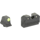 XS Sight Systems R3D 2.0 Night Sight, Glock Optic/Supp 17,19,22-24,26,27,31-36,38, Green, GL-R204P-6G