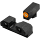 XS Sight Systems R3D 2.0 Night Sight, Glock STD. HT. 17,19,22-24,26,27,31-36,38, Orange, GL-R201P-6N