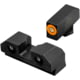 XS Sight Systems R3D 2.0 Night Sight, Glock STD. HT. 20,21,29,30,30S,37,41, Orange, GL-R202P-6N