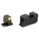 XS Sights R3D 2.0, Suppressor Height Tritium Night Sight, For S&amp;W M&amp;P OR Full Size &amp; Compact, Orange Front Outline, Green Tritium Front/Rear, SW-R205P-6N