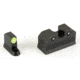 XS Sights R3D, 2.0, Suppressor Height Tritium Night Sight, For CZ P10, Green Front Outline, Green Tritium Front/Rear, CZ-R201S-6G