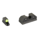 XS Sights R3D, 2.0, Standard Height Tritium Night Sight, For CZ P10, Green Front Outline, Green Tritium Front/Rear, CZ-R202S-6G