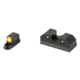 XS Sights R3D, 2.0, Standard Height Tritium Night Sight, For CZ P10, Orange Front Outline, Orange Tritium Front/Rear, CZ-R202S-6N