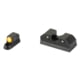 XS Sights R3D, 2.0, Standard Height Tritium Night Sight, For CZ P10, Orange Front Outline, Orange Tritium Front/Rear, CZ-R202S-6N