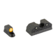 XS Sights R3D, 2.0, Standard Height Tritium Night Sight, For CZ P10, Orange Front Outline, Orange Tritium Front/Rear, CZ-R202S-6N
