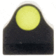 XS Sight Systems Standard Dot Pistol Sights, Ruger LCR .38/.357 Only, Yellow, Standard, RP-0013N-1Y