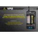 XTAR VP2 Full Set,Precision Display Charger for 3.6V/4.2V/4.35V Lion Batteries XTAR-VP2