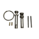 XTS AR-15 Extended Pivot and Takedown Pins w/Ring, Stainless Steel XTS-TDP-SS X