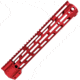 XTS AR-15 M-Lok Rail, 12 in, Red, XTS-ADZ12-RD