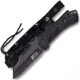 XTS MX 8123 Fixed Blade Knife, Black MX 8123