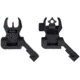 XTS Pro 45 Front And Rear Flip Ups, Black, XTS-P45FRSET