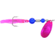 Yakima Bait Flash Glo UV Squid Casting Spinner, 1/2 oz Misty River with Pink Squid, 1136U-MR