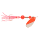 Yakima Bait Flash Glo UV Squid Casting Spinner, 3 1/2in, Red White with Pink Squid, 1125U-RW