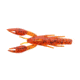 Yamamoto Baits Psycho Dad Creature Bait, 3, 3.75in, Fire Craw, YAM-3K-05-9003