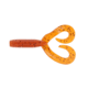 Yamamoto Baits Double 4in Tail Grub, 10 pack, Fire Craw, YAM-15-20-9003