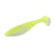 Yamamoto Baits Paddle Tail Zako Shad, 5, 4in, Chartreuse Shad, YAM-134P-05-909
