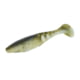 Yamamoto Baits Paddle Tail Zako Soft Bait, 5, 4in, Green Pumpkin-White, YAM-134P-05-981