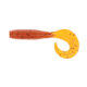 Yamamoto Baits  Single Tail Grub, 20, 4in, Fire Craw, YAM-40-20-9003
