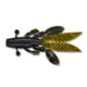 Yamamoto Baits Flappin' Hog Creature Bait, 4.5in, 5pk, Green Pumpkin with Large Red, FHL-05-318