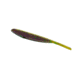 Yamamoto Baits Shad Shape Worm 3.75in, Green Pumpkin w/ Large Green &amp; Purple Flake, YAM-68L-10-301