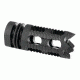 Yankee Hill Machine 5M1 Compensator/Muzzle Brake 6.8 SPC/7.62mm/9mm 1/2-36 TPI