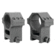 Yankee Hill Machine 6-Screws Scope Rings AR-Tall One Inch Weaver Matte Black