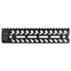 Yankee Hill Machine Mid-Length 9.25 Inch S.L.M. Handguard w/ M-Lok Sides and Picatinny Top, Black, 9.25 Inch, YHM-5280