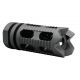 Yankee Hill Machine Phantom 5.56 Aggressive Compensator/Muzzle Brake 1/2-28 Threads YHM-28-5M1