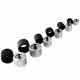 Yankee Hill Machine Rifle Thread Protector 5/8-24 TPI Plated Black Finish
