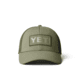 Yeti Core Patch Trucker Hat Olive on Olive, Olive, One Size, 21023005561