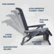 Yeti Hondo Beach Chair, Navy, 26010000360