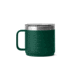 Yeti Rambler 14 oz Stackable Mug w/Durasip Ceramic Lining, Black Forest Green, 21071507367