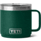 Yeti Rambler 14 oz Stackable Mug w/Durasip Ceramic Lining, Black Forest Green, 21071507367