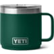 Yeti Rambler 14 oz Stackable Mug w/Durasip Ceramic Lining, Black Forest Green, 21071507367