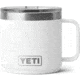Yeti Rambler 14 oz Stackable Mug w/Durasip Ceramic Lining, White, 21071507363