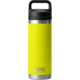 Yeti Rambler 18 oz Water Bottle w/Chug Cap, Firefly Yellow, 21071504708