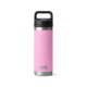 Yeti Rambler 18 oz Water Bottle w/Chug Cap, Power Pink, 21071501924