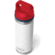 Yeti Rambler 18 oz Bottle Chug, White/Navy/Rescue Red, 18 oz, 21071505907