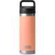 Yeti Rambler 18 oz Water Bottle w/Chug Cap, Lowcountry Peach, 21071505458