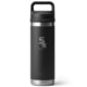 Yeti Rambler 18 oz Water Bottle w/Chug Cap, Black/MLB White Sox, 28100006714