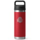 Yeti Rambler 18 oz Water Bottle w/Chug Cap, Red/NCAA Ohio State, 28100006847