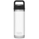 Yeti Rambler 18 oz Water Bottle w/Chug Cap, White, 21071504042
