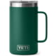 Yeti Rambler 24 oz Mug w/MagSlider Lid, Black Forest Green, 21071505926
