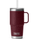 Yeti Rambler 25 oz Straw Mug, Wild Vine Red, 21071503249