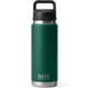 Yeti Rambler 26 oz Bottle w/Chug Cap, Black Forest Green, 21071504908