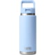 Yeti Rambler 26 oz Water Bottle w/Straw Cap, Big Sky Blue, 21071504649